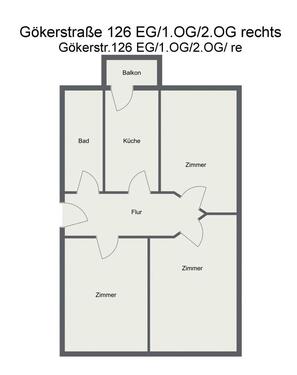 Foto - Etagenwohnung in Wilhelmshaven zur Miete