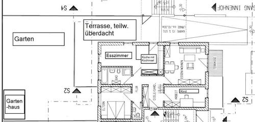 Foto - 3-Zimmer-Gartenwohnung mit großer Wohnküche, zwei Terrassen & 2 T