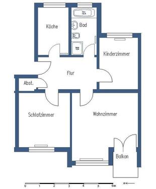 Foto - 3 Zimmer Erdgeschoßwohnung zur Miete in Wolfsburg