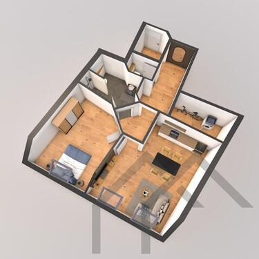 Foto - Etagenwohnung in Homburg zur Miete