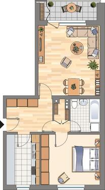 Foto - 2 Zimmer Etagenwohnung in Harrislee