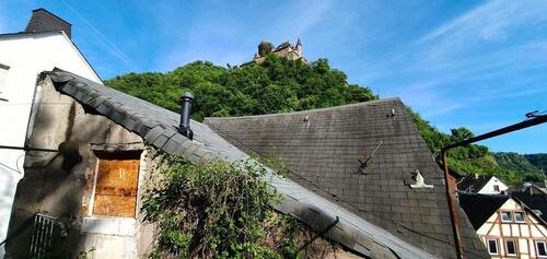 Foto - Burgblick - Grundstück mit Abrissobjekt St. Goarshausen