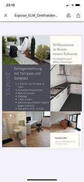 Foto - Einliegerwohnung mit Terrasse und Stellplatz