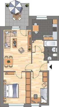 Foto - 3 Zimmer Etagenwohnung zur Miete in Wolfsburg