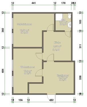 Foto - 2 Zimmer Erdgeschoßwohnung zur Miete in Zierenberg