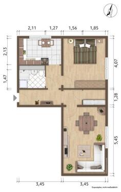 Foto - 2 Zimmer Etagenwohnung zur Miete in Hoyerswerda