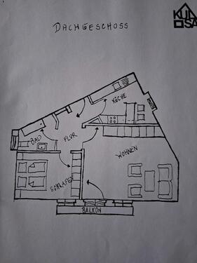 Foto - 2 Zimmer Dachgeschoßwohnung zum Kaufen in Hameln