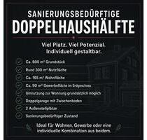 Doppelhaushälfte in Ermengerst 600qm Grundstück und 220qm Nutzfl - Wiggensbach