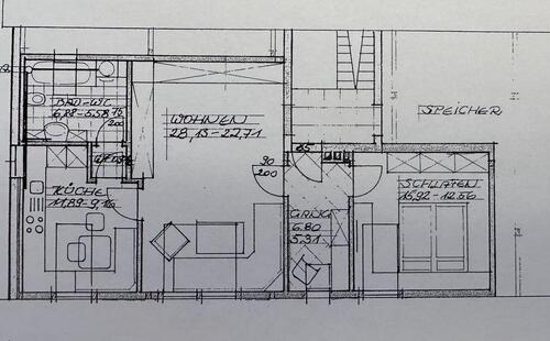 Foto - Dachgeschosswohnung in Burgkirchen Gendorf
