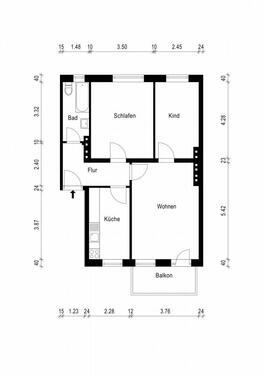Foto - 3 Zimmer Etagenwohnung zur Miete in Magdeburg