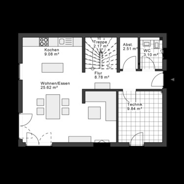 Foto - 3 Zimmer Einfamilienhaus zur Miete in Detmold