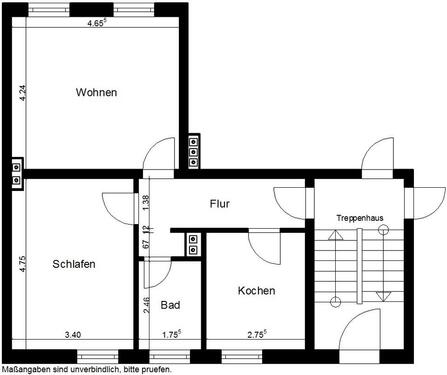 Foto - 2 Zimmer Erdgeschoßwohnung in Nordhausen
