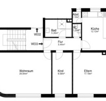 3-Zimmer Wohnung in Osnabrück - 1.200,00&nbsp;EUR Kaltmiete, ca.&nbsp; 77,00&nbsp;m&sup2; in Osnabrück (PLZ: 49084) Fledder