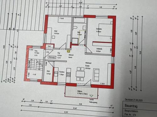 Foto - 3 Zimmer Etagenwohnung in Meßkirch