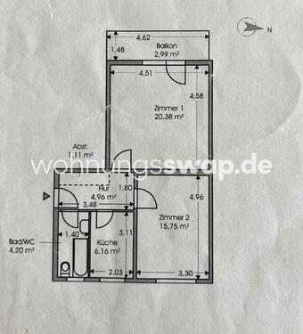 Foto - Wohnungsswap - 2 Zimmer, 56 m² - Swinemünder Straße, Mitte, Berlin