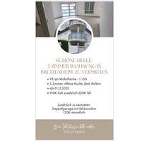 3-Zimmer-Wohnung ab 01.12.2025 zu vermieten (55559 Bretzenheim)
