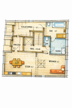 Foto - Maisonette-Penthouse mit Aufzug – 166 m² in Bestlage Weingarten