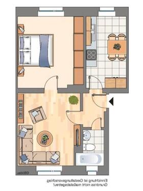 Foto - 2-Zimmer-Wohnung 44qm in Bochum Grumme ab 15.03.2026