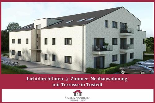 Foto - Lichtdurchflutete 4-Zimmer-Neubauwohnung mit Terrasse in Tostedt
