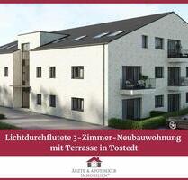 Lichtdurchflutete 4-Zimmer-Neubauwohnung mit Terrasse in Tostedt