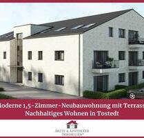 Moderne 1-Zimmer-Neubauwohnung mit Terrasse – Nachhaltiges Wohnen in Tostedt