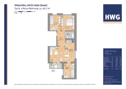 Foto - Etagenwohnung in Halle (Saale)