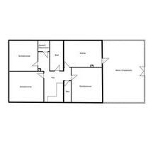 Vermiete 4-Zimmer Wohnung 111m2 Nähe Waldkirchen Kaltmiete 660 €