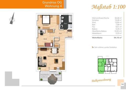 Foto - Etagenwohnung zur Miete in Cham