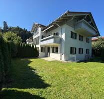 Stilvolle 3-Zimmer-Gartenwohnung mit Blick auf den Wallberg - Bad Wiessee