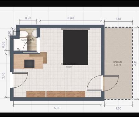 Foto - Apartment NUR an Studenten zum 1.12.2025