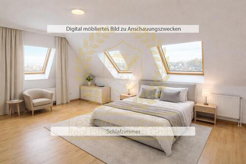 Foto - Helle 2-Zimmer-Dachgeschosswohnung mit Einbauküche in Aschersleben