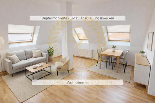 Foto - 2 Zimmer Dachgeschoßwohnung zur Miete in Aschersleben