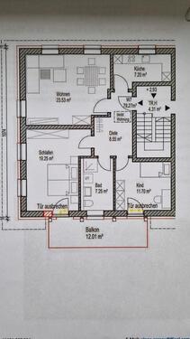 Foto - Mietwohnung in Töging - 1.120,00&nbsp;EUR Kaltmiete, ca.&nbsp; 84,00&nbsp;m&sup2;