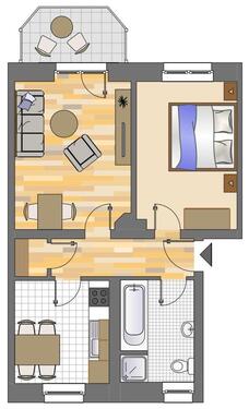 Foto - 2 Zimmer Etagenwohnung zur Miete in Dortmund