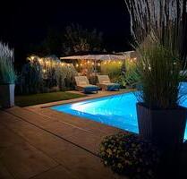 Exklusiver Bungalow (Haus) mit Designer-Garten & Pool barrierefr. - Friesack