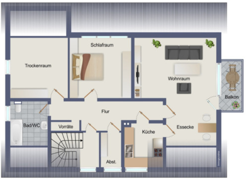 Foto - Etagenwohnung in Betzdorf zur Miete