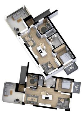 Foto - 3 Zimmer Etagenwohnung zur Miete in Vöhrenbach