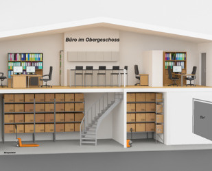 Ihr Firmenstandort: Büro, Lager & Produktion in Halle (S) – XXL Lagerflächen, Gewerbelager, Lagerhalle, & Selfstorage - Halle (Saale) Damaschkestraße
