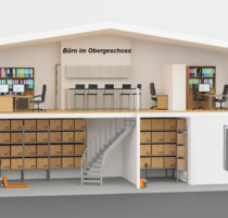 Ihr Firmenstandort: Büro, Lager & Produktion in Halle (S) – XXL Lagerflächen, Gewerbelager, Lagerhalle, & Selfstorage - Halle (Saale) Damaschkestraße