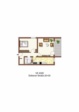 Foto - 2 Zimmer Etagenwohnung zur Miete in Krefeld