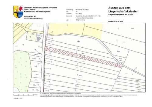 Foto - 5550 qm Brachland in Neustrelitz am Bürgerseeweg