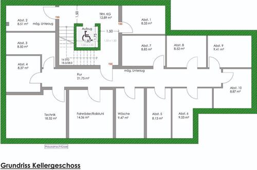 Foto - 3 Zimmer Erdgeschoßwohnung zur Miete in Osnabrück