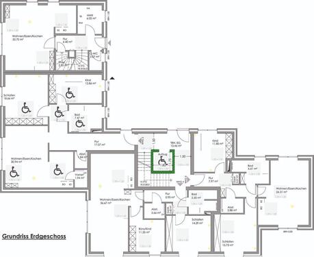 Foto - 3 Zimmer Erdgeschoßwohnung in Osnabrück