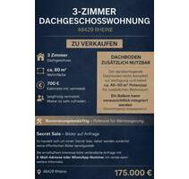 3 Zimmer Wohnung 4.8 % Rendite privat ohne Makler - Rheine Gellendorf