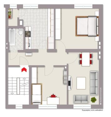 Foto - Großzügige Wohnung im Herzen von Mönchengladbach- 3 Zimmet