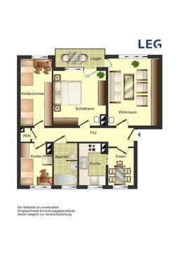 Foto - 4 Zimmer Etagenwohnung in Soest
