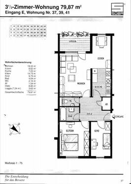 Foto - 3 Zimmer Etagenwohnung in Brühl