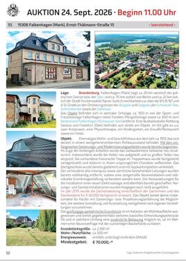 Foto - Mehrfamilienhaus, Wohnhaus in Seelow zum Kaufen