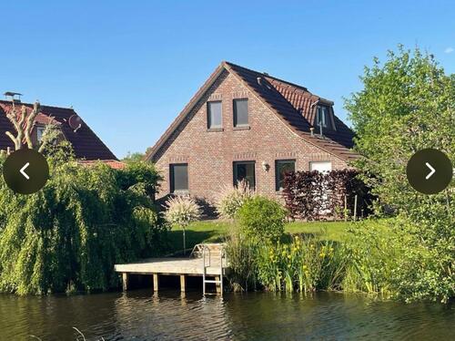 Foto - Ferienhaus am Wasser in Ostfriesland an der Nordsee Nordseeküste