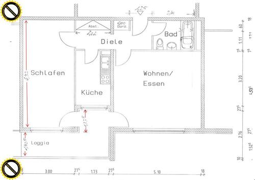 Foto - Zu mieten eine schöne 65 m² 2-ZKDB + Balkon in MG-Odenkirchen